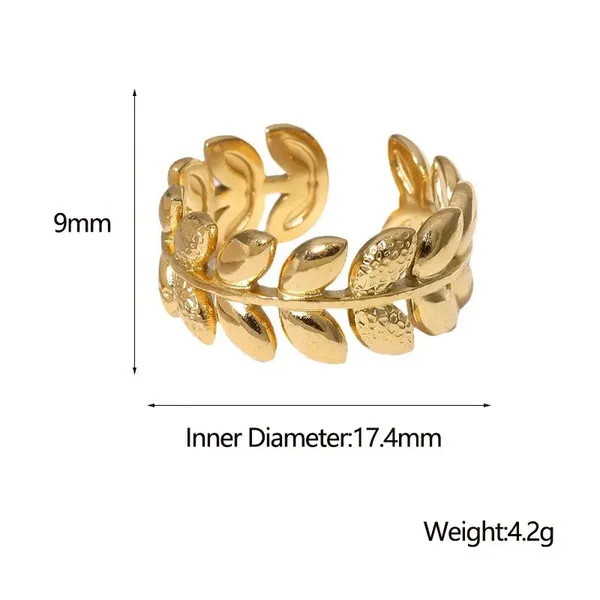 Gold_Leaf_Vine_Rings_For_Women